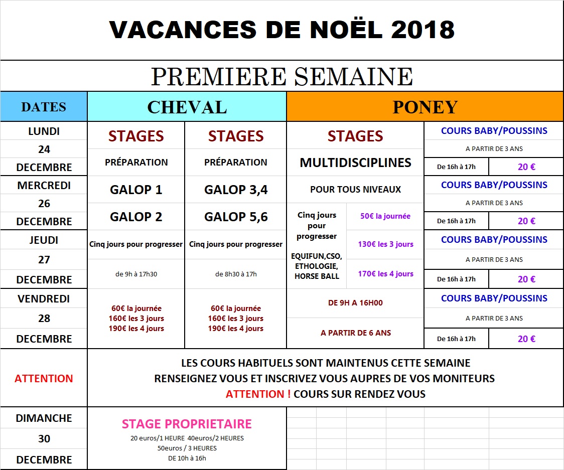 Ma page cavalier ffe